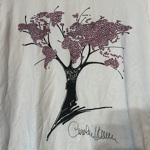 COPY - Saks Fifth Avenue Carolina Herrera Key To The Cure Tee 2012 XL collabora… - Picture 2 of 9